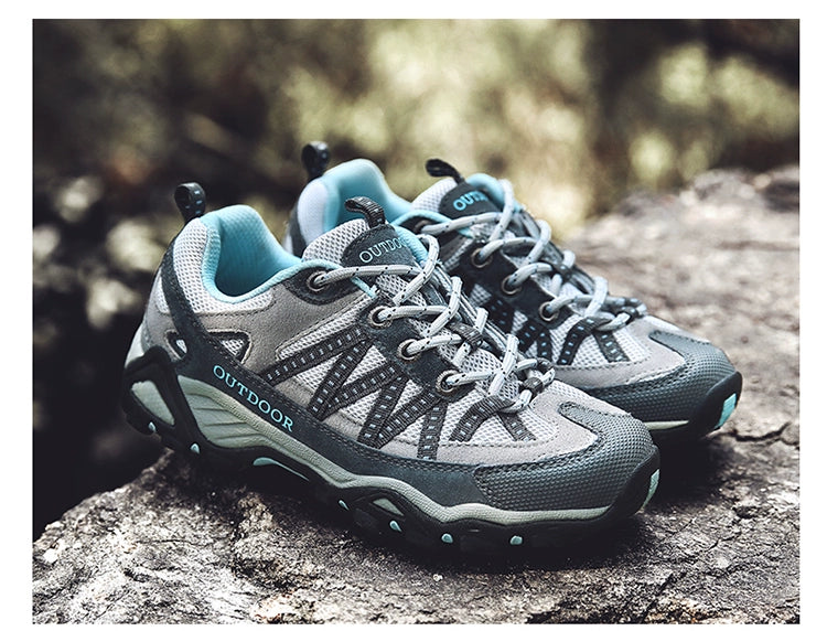 Italian Export Professional Hiking Shoes Men's Genuine Leather Outdoor Sneakers