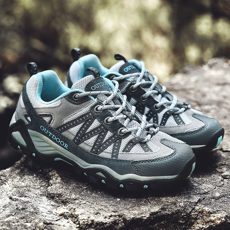 Italian Export Professional Hiking Shoes Men's Genuine Leather Outdoor Sneakers