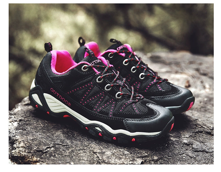 Italian Export Professional Hiking Shoes Men's Genuine Leather Outdoor Sneakers
