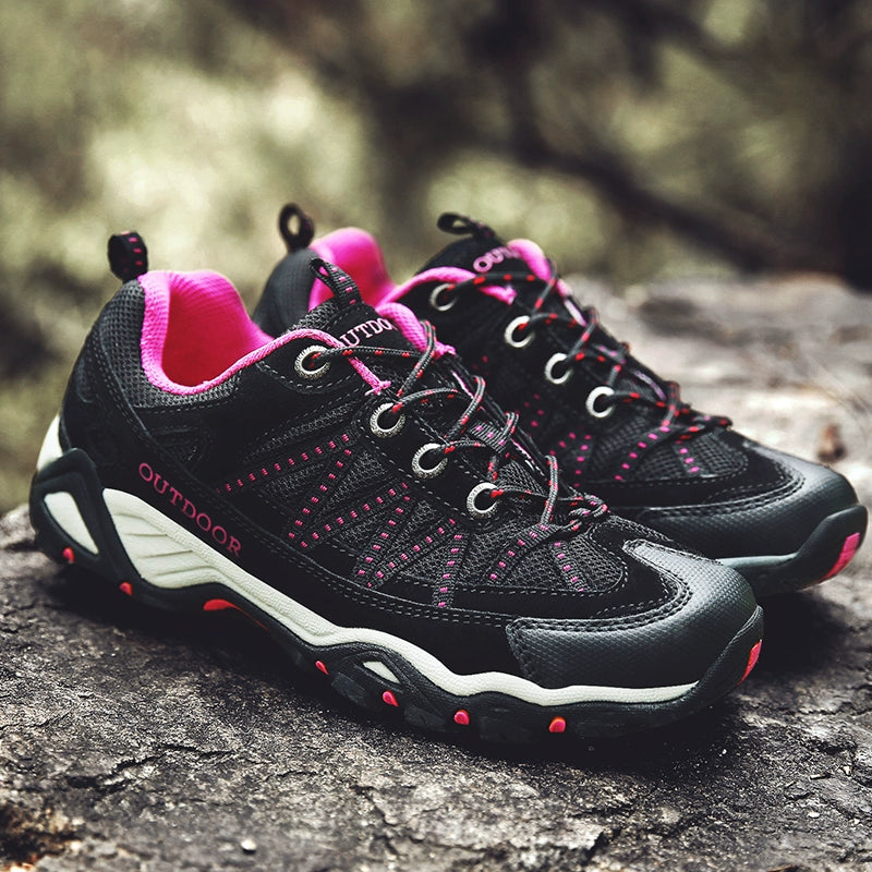 Italian Export Professional Hiking Shoes Men's Genuine Leather Outdoor Sneakers