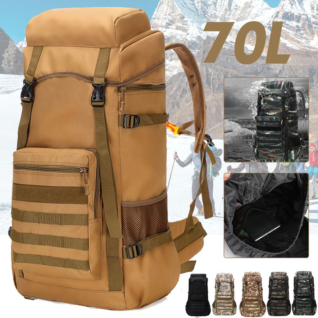 Waterproof Outdoor Camping 70L Military Backpack - Best Buy Damascus
