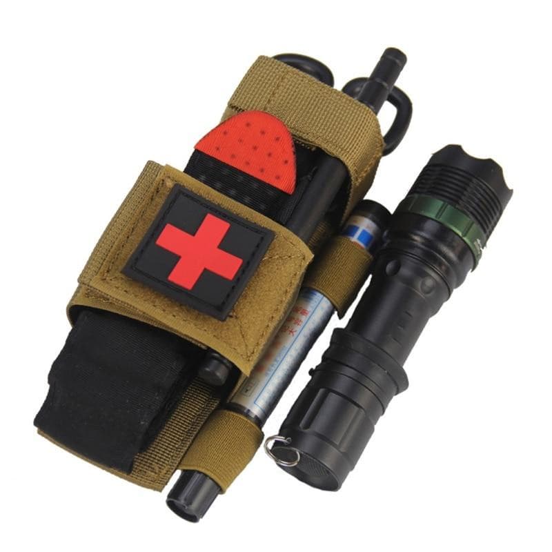 Outdoors & Sports Hanging Bag Scissors Cover Outdoor First Aid Quick Slow Release Buckle 100% Best Quality
