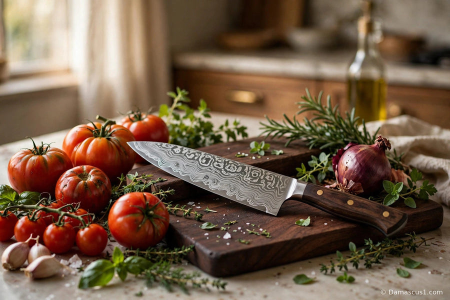 Editorial cover for Best Damascus Kitchen Knives and Chef's Knives: An Honest Guide to Choosing Yours (2026)