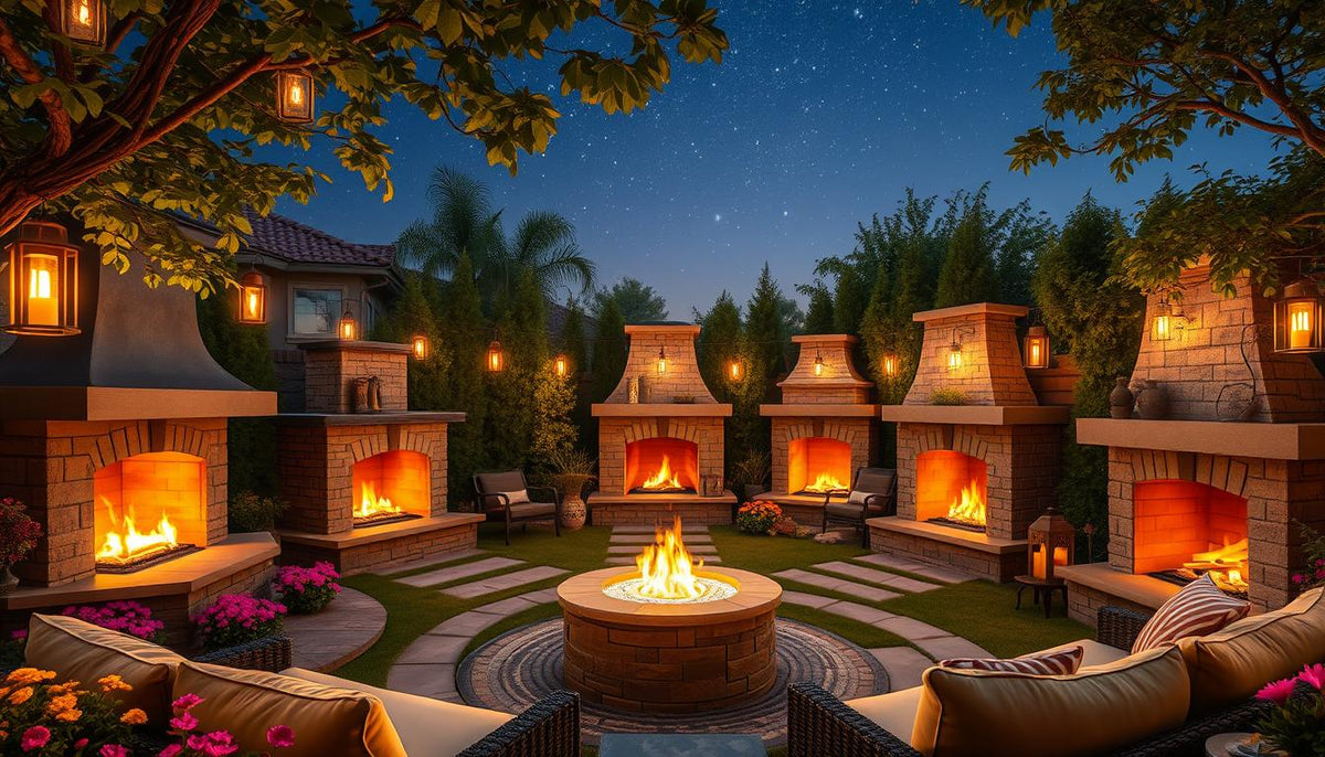 Top Outdoor Fireplace Styles for Your Backyard