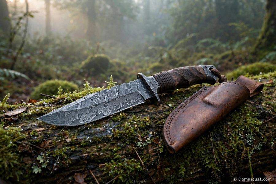 Editorial cover for How to Choose a Hunting Knife: The Definitive Guide to Blade, Size, Handle and Steel