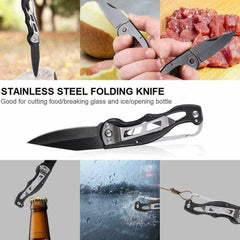 14 in 1 Outdoor Emergency Survival And Safety Gear Kit Camping - Best Buy Damascus