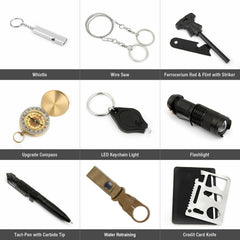 14 in 1 Outdoor Emergency Survival And Safety Gear Kit Camping - Best Buy Damascus
