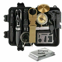 14 in 1 Outdoor Emergency Survival And Safety Gear Kit Camping - Best Buy Damascus