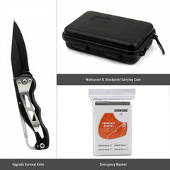 14 in 1 Outdoor Emergency Survival And Safety Gear Kit Camping - Best Buy Damascus