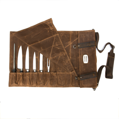 "The Kniferoll XL Brown" - Knife Bag