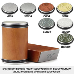 Rolling Knife Sharpener Magnetic Knife Holder Diamond Sharpening Stone