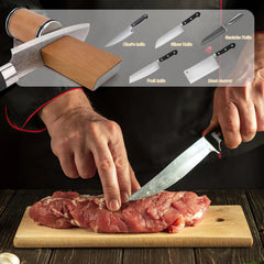 Rolling Knife Sharpener Magnetic Knife Holder Diamond Sharpening Stone