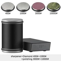 Rolling Knife Sharpener Magnetic Knife Holder Diamond Sharpening Stone