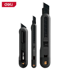 Utility Knife Mini Retractable Box Cutters 9mm 18mm High Carbon Steel Blades Auto Lock Office Home Use Hand Tool