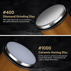 Rolling Knife Sharpener Magnetic Knife Holder Diamond Sharpening Stone