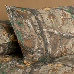 Realtree - Xtra - Hunting Camo Rustic Sheet Set For Indoor/Outdoor