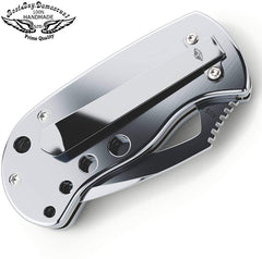 Knife 440c Steel Pocket Knife Folding Knife EDC Utility Knife Pocket knife for men gifts for men & Women - Best Buy Damascus