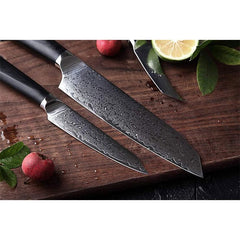Knife Set Kitchen Knife Set Chefs Knives Japanese's Damascus Steel Knife Block Set - Best Buy Damascus