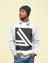 Men's Sweatshirt Double Slanted Logo Crewneck Sweatshirt - Best Buy Damascus