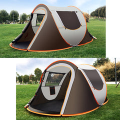 Large Capacity 4 to 5 Persons Automatic Pop Up Camping Tent