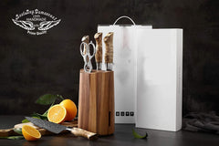Professional Forging Damascus High Carbon Steel 7PCS Kitchen Knives Set - Best Buy Damascus