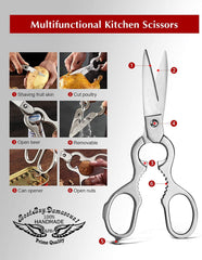 Professional Forging Damascus High Carbon Steel 7PCS Kitchen Knives Set - Best Buy Damascus