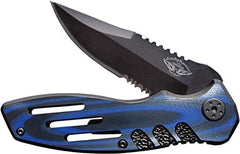 knife 7.3" Blue G10 420c Couteau de poche pliant en acier Couteau de chasse Couteau de poche pour hommes, Couteaux de poche
