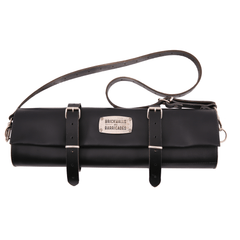 Knife Roll Bag The Classic Knives Bag  " 12-Sloth Leather Knife Bag  - Black