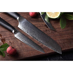 Knife Set Kitchen Knife Set Chefs Knives Japanese's Damascus Steel Knife Block Set