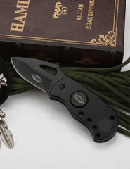Knife 440c Steel Pocket Knife Hunting Folding Knife Black Pocket Knives Gifts for men
